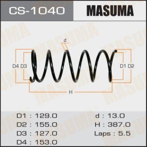 пружина передняя! H 387\ Toyota Carina/Carina 92-97 CS-1040 MASUMA