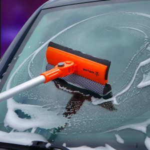 Щетка для мытья автомобиля 75-125 см AIRLINE с водосгоном, складная, телескопиче ABGN007 AIRLINE