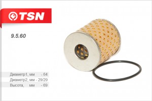 фильтр масляный! Citroen C4/C5, Ford Focus, Peugeot 307/407 1.4-2.2HDi 96> 9.5.60 TSN