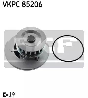 помпа!\ Opel Astra/Corsa/Kadett/Vectra 1.2i-1.6i 82> VKPC85206 SKF