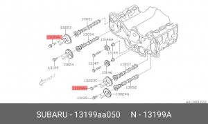 13199AA050 БОЛТ ВЕРХНЕГО Р/ВАЛА 13199AA050 SUBARU