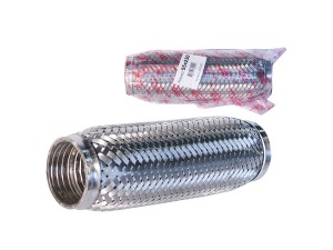 Гофра глушителя 55x230 в 3-ой оплетке interlock нержавеющая сталь GARDE G55230 GARDE