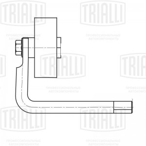 Ролик привод. ремня для ам BMW 5 (00-) 2.5d,3.0d (CM 5091) CM 5091 TRIALLI