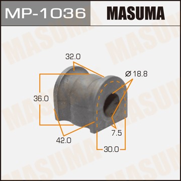 втулка стабилизатора заднего центр.!\ Mazda 6 GG all 02-03 MP1036 MASUMA