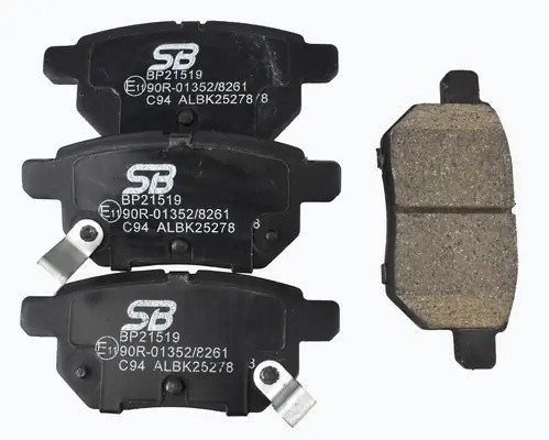 Колодки дисковые TOYOTA COROLLA 1.6 2007 - по TOYOTA COROLLA 1.6 2007 - 2012 TOY BP21519 SB NAGAMOCHI