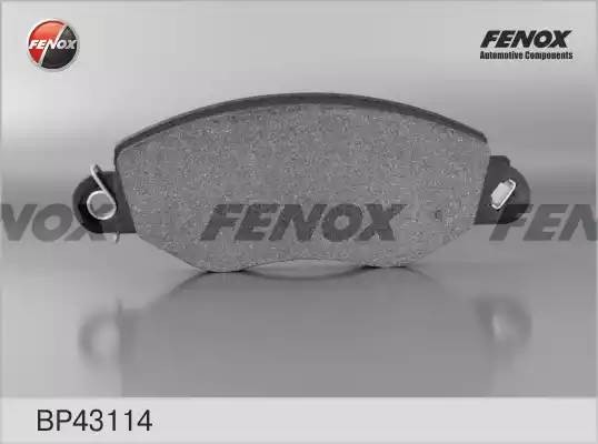 Колодки тормозные дисковые Ford Transit 00-06 (260,280,300) BP43114 FENOX