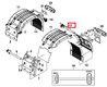 Кронштейн DONGFENG GX крыла заднего левый OE 8511080-H11A0 DONGFENG
