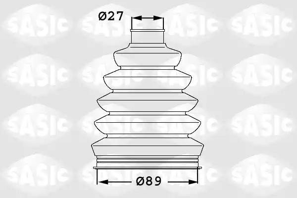 к-кт пыльника ШРУСа наружного!\ Opel Astra/Zafira/Vectra/Signum 02> 1906052 SASIC