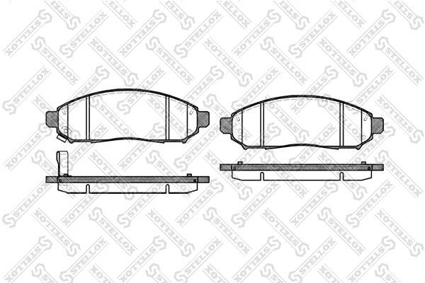 FDB1997 [41060EB326] !колодки дисковые п.\ Nissan Pathfinder 2.5DCi 4WD 05> 002-014-SX STELLOX