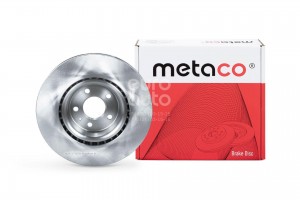 Диск тормозной передний вентилируемый 3050257 METACO
