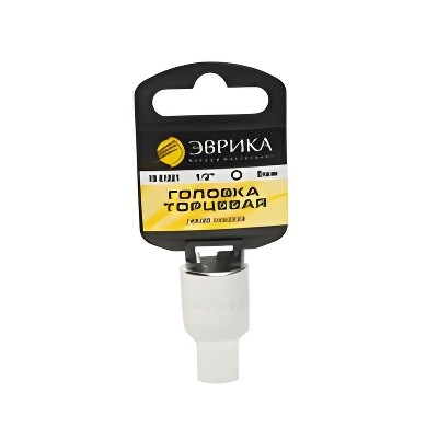 Головка торцевая 1/2" 08мм с держателем ЭВРИКА ER-91301H EVRIKA