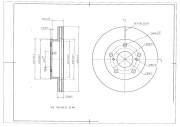 Диск тормозной передний AVANTECH BR3048S AVANTECH