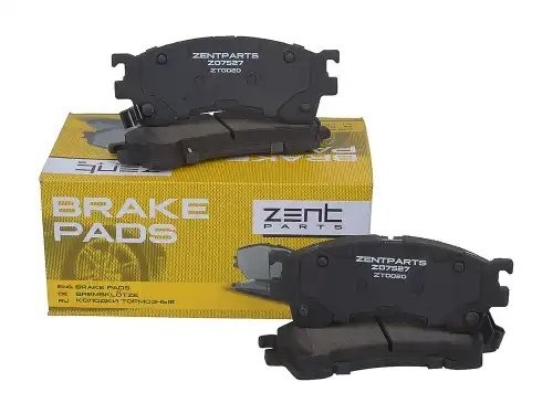 колодки дисковые передние! Mazda 626 1.8-2.5/2.0D/Xedos6 1.6 16V/2.0 92> Z07527 ZENTPARTS
