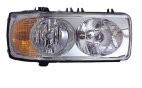 фара ! правая с указателем поворота с корректором H7/H1  DAF LF45/55,CF65/75/85, 4501101RLDEM DEPO