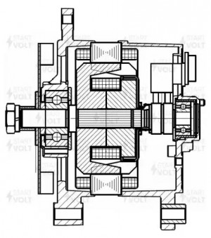 Генератор для а/м Renault Trucks Premium (96-) с дв. MIDR/Magnum (96-) с дв. MAC LG 0999 START VOLT