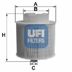 Фильтр воздушный 27.598.00 27.598.00 UFI