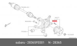 ШПИЛЬКА 28365-FE001 28365FE001 SUBARU