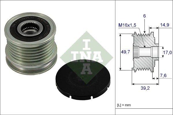 MB W202 / W210 / VITO 535001510 INA