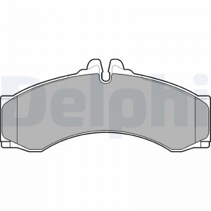 LP1046 колодки дисковые п. !\ MB Sprinter 408D-412D, VW LT46 2.3-2.8TDi 96> LP1046 DELPHI
