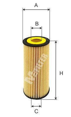фильтр масляный !\BMW E46/E61/E65/E90/X3/X5/X6 2.5D-3.5D 03> TE4008 MFILTER AUTOMOTIVE FILTERS