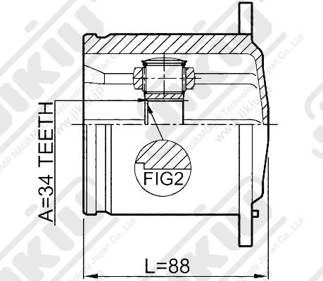 ШРУС JC33042 JC33042 JIKIU