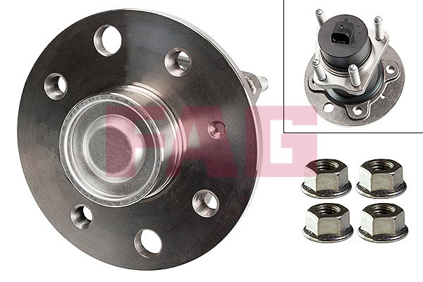 OPEL ASTRA F/VECTRA B/ASTRA G (1998-2005)/ZAFIRA ( 4 болта C ABS С ПОДШИПНИКОМ 713 6445 60 FAG