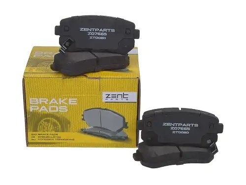 колодки тормозные дисковые! Hyundai Accent,Kia Rio 1.4i/1.6i 16V/1.5CRDi 05> Z07665 ZENTPARTS
