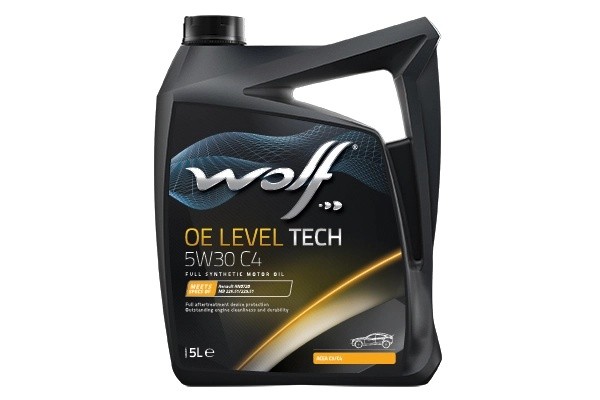 WOLF OE LEVEL TECH 5W30 C4 5L FIAT 9.55535-S4 MB 226.51 MB 229.51 RENAULT RN 072 1043905 WOLF