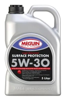 3192 Meguin Синт-ое мот.масло Megol Motorenoel Surface Protection 5W-30 A5/B5 (5 3192 MEGUIN