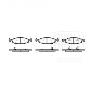 Колодки торм. Jeep Cherokee (99-) диск. перед. (PF 4238) PF4238 TRIALLI