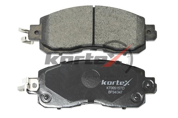 Колодки тормозные NISSAN Teana (14-) передние (4шт.) KORTEX KT0051STD KORTEX