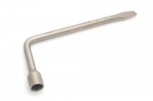 Ключ баллонный Г-образный 19мм L=375мм с лопаткой ДЕЛО ТЕХНИКИ 530019 DELO TEHNICI