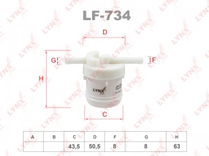 MAZDA 323/626/929/SUBARU LEONE LF-734 LYNXAUTO