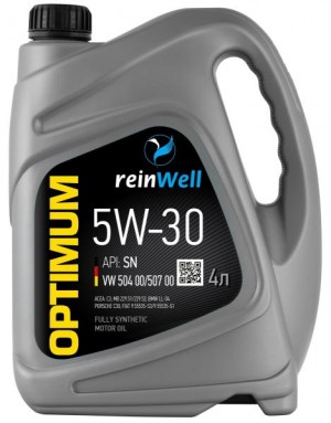 Моторное масло ReinWell 5W-30 504/507 4л 4954 4954 REINWELL
