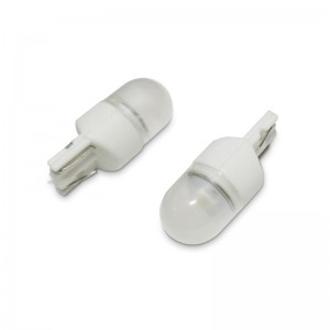 к-т ламп! светодиодных T127 T10/белый/ (W2.1x9.5D) 1SMD 3030 12V 1W блистер 2шт\ A40835S AVS