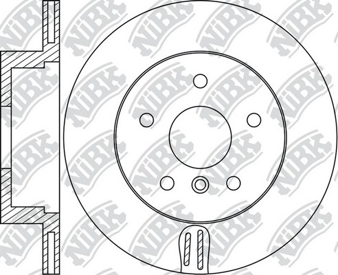 Диск тормозной BMW X3 F25 10-  RN1720 RN1720 NIBK