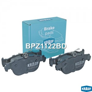 Колодки тормозные VW Golf (14-) AUDI A3 (12-),TT задние (4шт.) KRAUF BPZ1122BD KRAUF