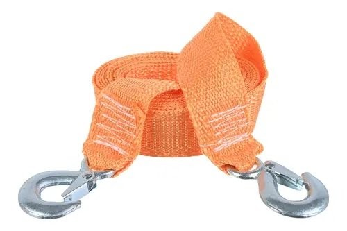 трос буксировочный! лента, 2,5т, 4м, с крюками\ BRX0080030 BRIX