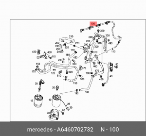 MERCEDES BENZ SPRINTER CLASSIC (909) (1995-2006) A 646 070 27 32 MERCEDES BENZ
