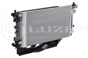 VW POLO (SED RUS) (2011>) Радиатор+конденсер+вентилятор LRK1853 LUZAR