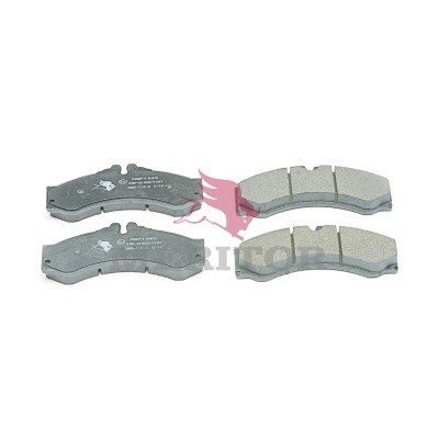 колодки дисковые !передние/задние WVA 29076/29153 \MB Sprinter/VW LT MDP1043 MERITOR