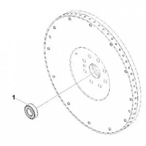 Подшипник маховика 3310 ISF 3.8, КАМАЗ ISBe, ISLe (Haffen) 0489 HAFFEN