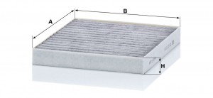 Фильтр салонный CUK23019/1 CUK 23 019/1 MANN FILTER