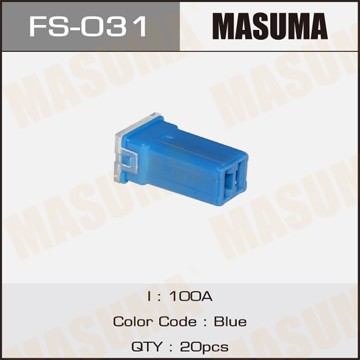предохранитель силовой! 100A синий\ FS-031 MASUMA