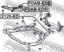 Опора шаровая FORD EDGE 2007-2014 2120-ED 2120-ED FEBEST