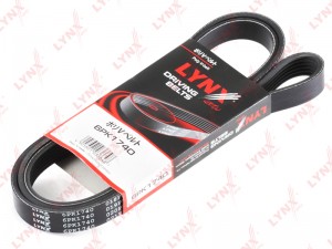 ремень! поликлиновой 6PK1740\ FRL, BMW E36 1.6/1.8 93>, Peugeot 406 1.9-2.1TD 6PK1740 LYNXAUTO