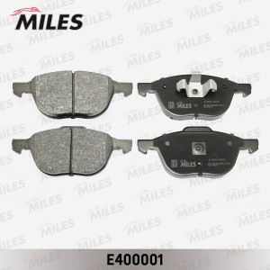 Колодки тормозные передние (без датчика) (Смесь Low-Metallic) FORD FOCUS II 04-/ E400001 MILES