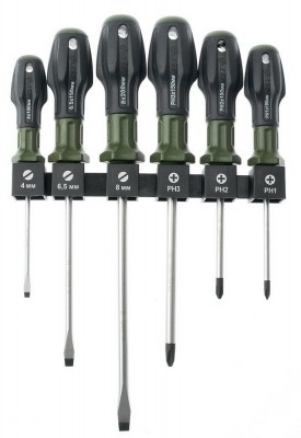 Набор отверток  6 пр (SL, PH) /ДЕЛО ТЕХНИКИ/ 728060 DELO TEHNICI