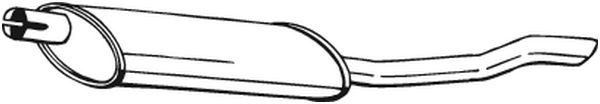 Глушитель DAEWOO Nexia задняя часть BOSAL 141-005 BOSAL