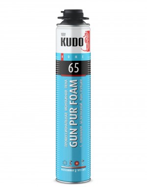Пена монтажная "KUDO" HOME 65 (профессиональная, всесезонная) KUPHP10U65 KUDO